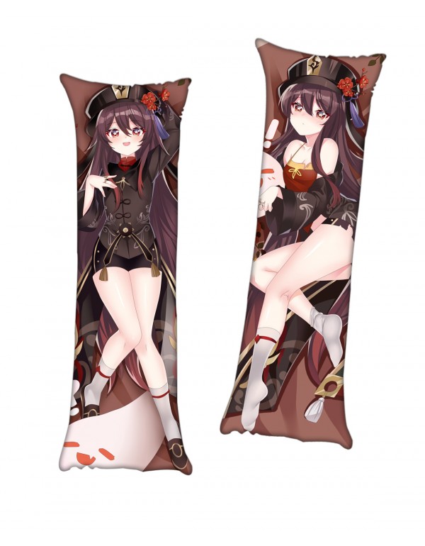 Hu Tao Genshin Impact Japanische Umarmung Dakimaku...