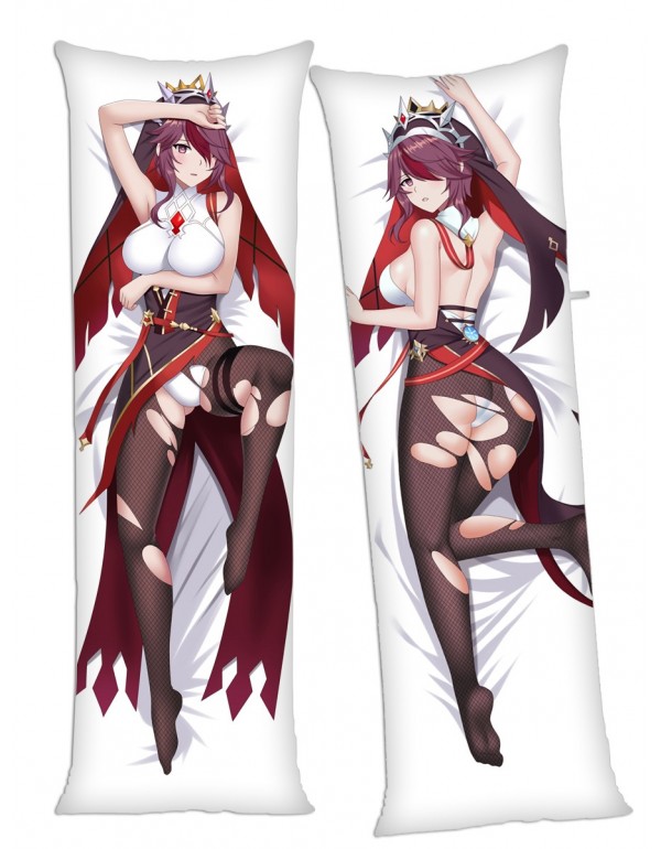 Genshin Impact Rosaria Dakimakura 3d Kissen japanischen Anime Kissenbezug