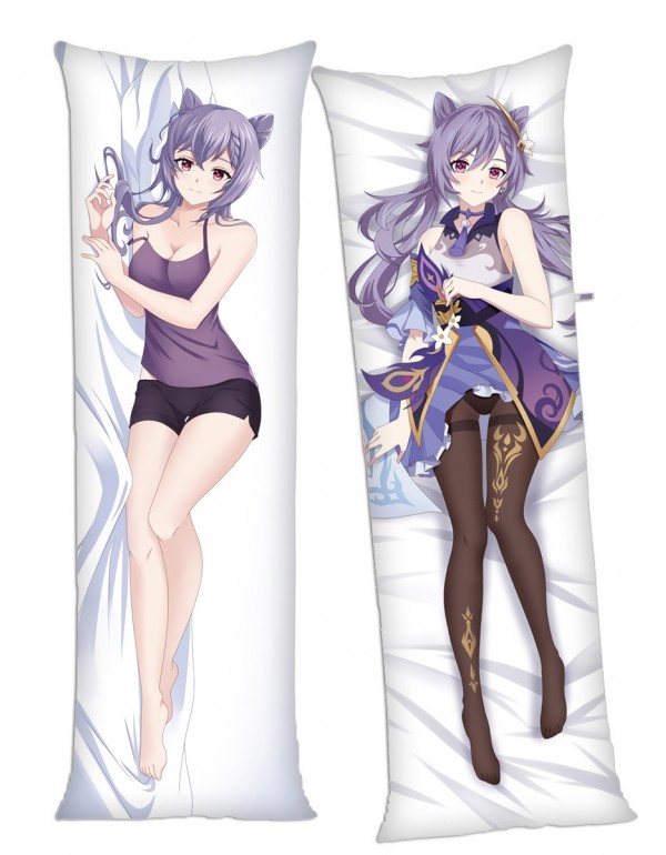 Genshin Impact Keqing Dakimakura 3d Kissen japanischen Anime Kissenbezug