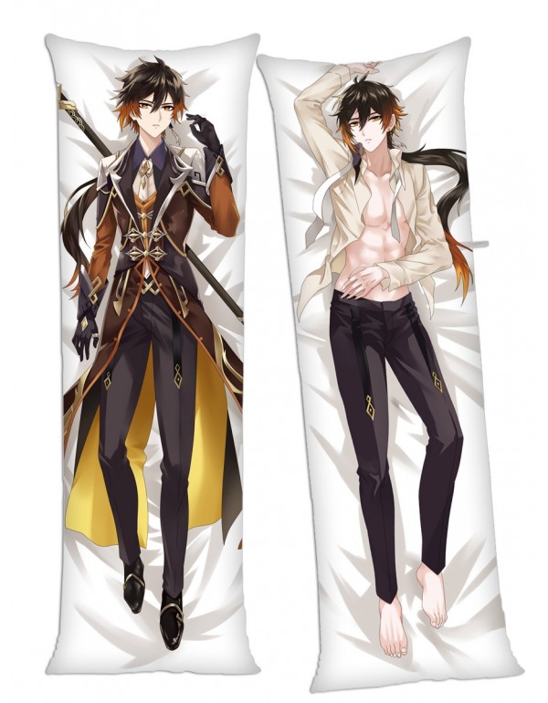 Genshin Impact Zhongli Dakimakura 3d Kissen japani...