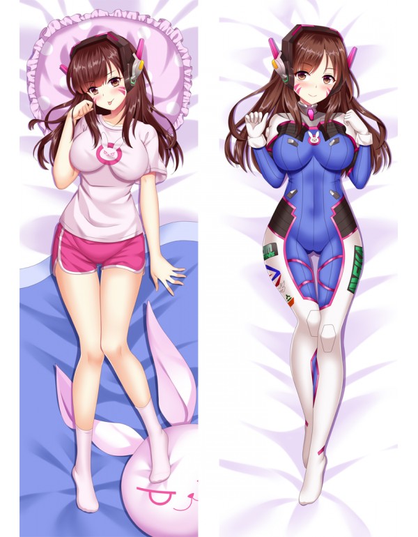 Overwatch D.VA Dakimakura kissen Billig Anime Kiss...