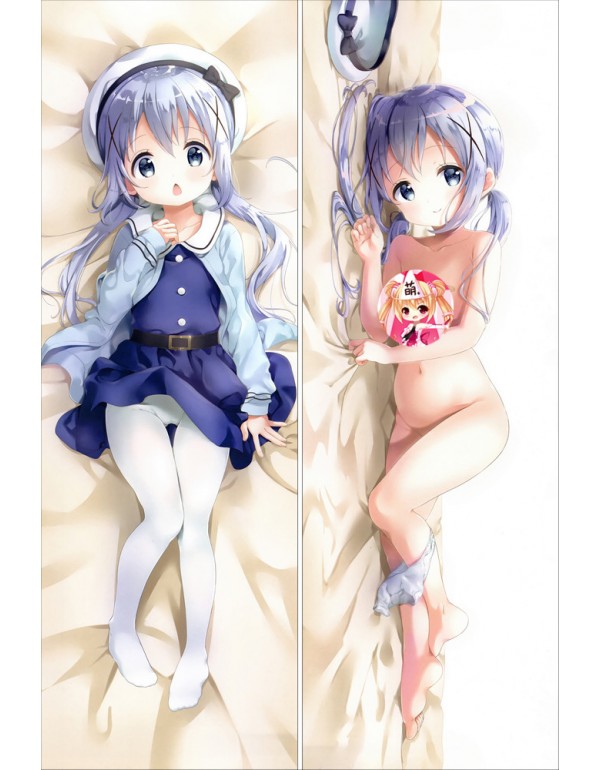 Is the Order a Rabbit Chino Kafu Anime Dakimakura japanische Körper Kissenbezug