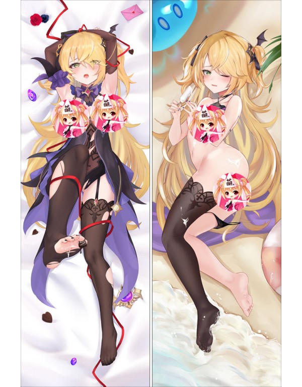 Genshin Impact Fischl Anime Dakimakura japanische Körper Kissenbezug