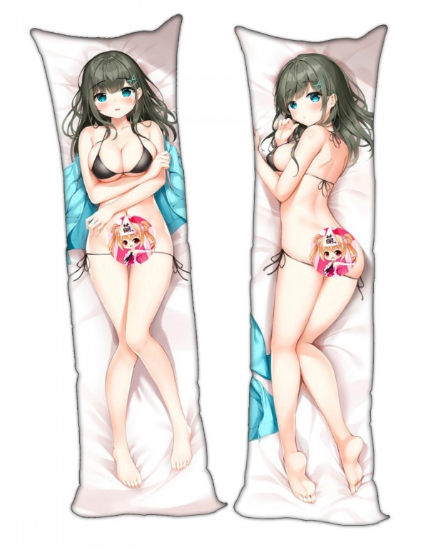 Mahiro, a childhood friend who wore a slightly naughty swimsuit Dakimakura 3d Kissen japanischen Anime Kissenbezug