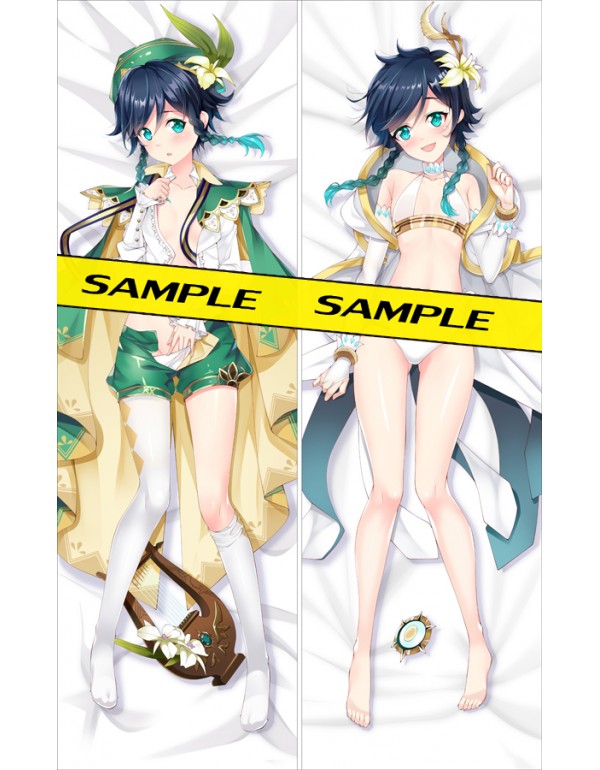 Genshin Impact Barbatos Anime Dakimakura japanische Körper Kissenbezug