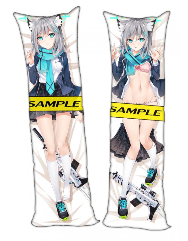 Blue Archive Sand Wolf Shiroko Dakimakura 3d Kissen japanischen Anime Kissenbezug