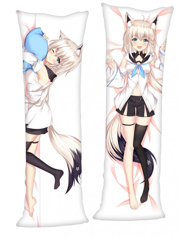 Shirakami Fubuki Virtual YouTuber Anime Kissen Dakimakura billig Körper Kissenbezug