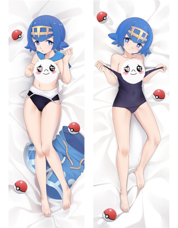 Pokemon Sword and Shield Lana Anime Kissen Dakimak...