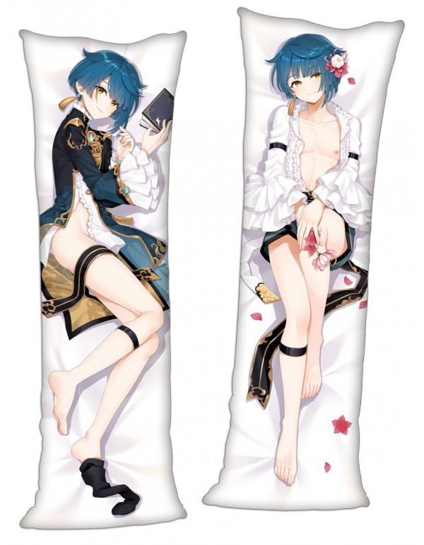 Genshin Impact Xingqiu Anime kissen Dakimakura bedrucken Japaneses