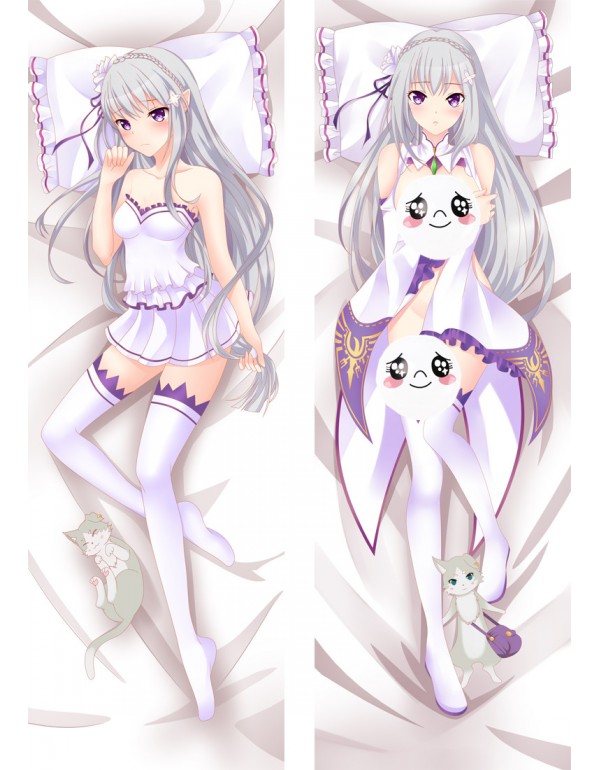 ReZero Emilia Anime Kissen Dakimakura Love Körper...