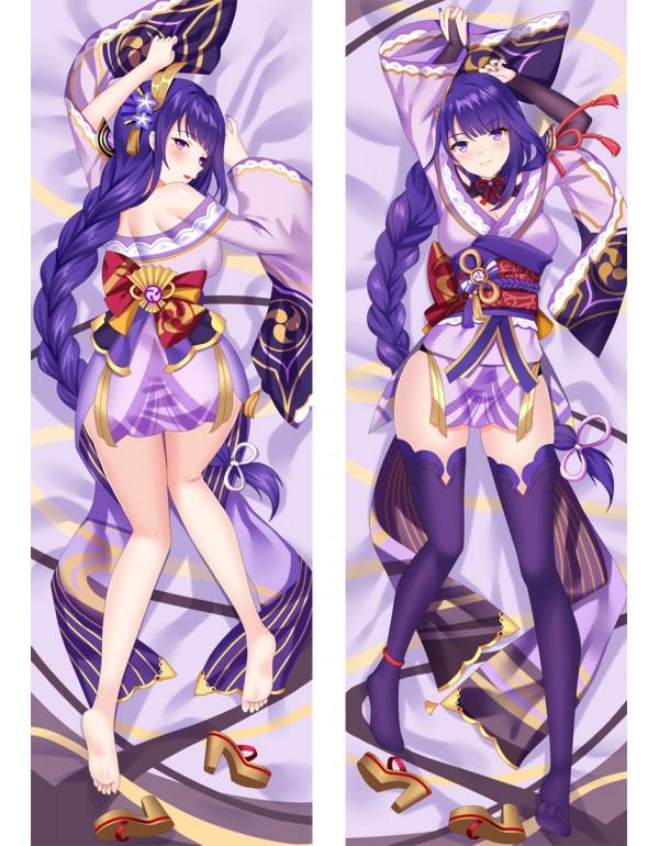 Raiden Shogun Baal Genshin Impact Anime Kissen Dakimakura Love Körper Kissenbezug