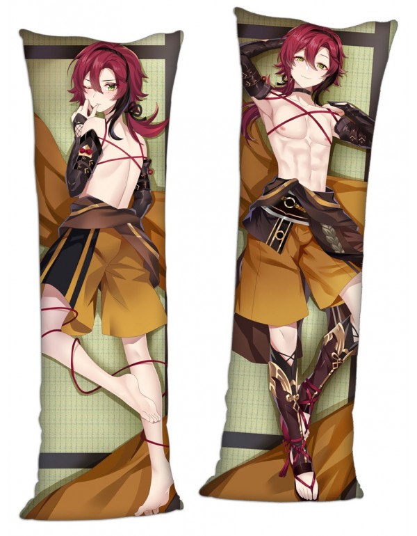 Genshin Impact Shikanoin Heizou Anime kissen Dakimakura bedrucken Japaneses