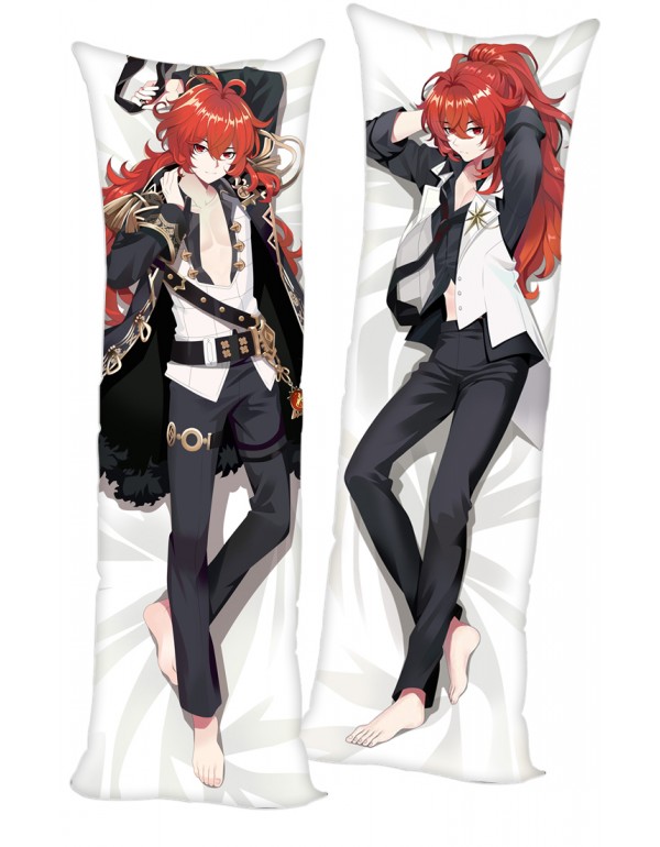 Genshin Impact Diluc Anime Kissen Dakimakura billi...