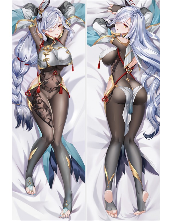 Genshin Impact Shenhe Japanische Umarmung Dakimaku...