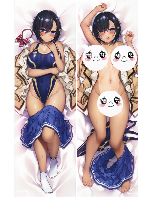 Original brown swimsuit Xe Anime Kissen Dakimakura...