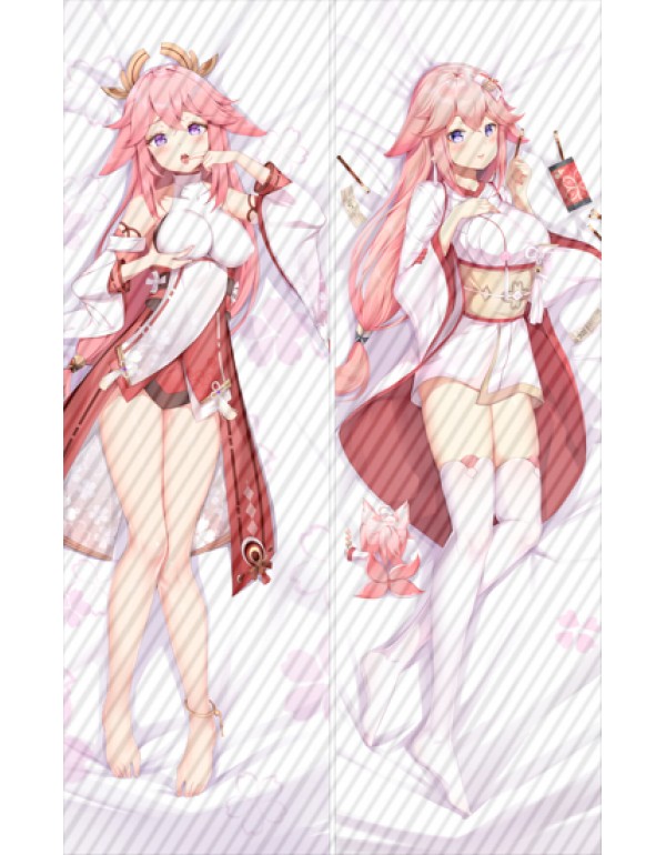 Yae Miko Genshin Impact Japanische Umarmung Dakimakura Kissenbezug online