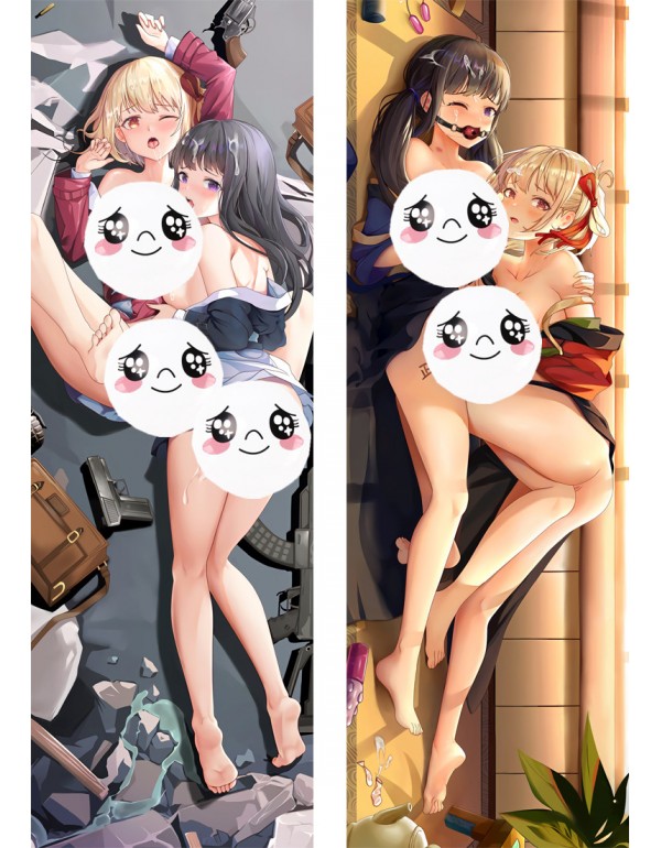 Lycoris Recoil Nishikigi Chisato & Inoue Takina Anime Kissen Dakimakura billig Körper Kissenbezug