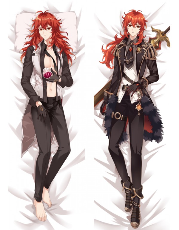 Genshin Impact Diluc Anime Kissen Dakimakura billi...