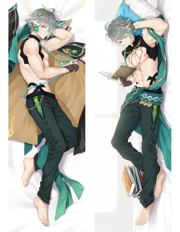 Genshin Impact Alhaitham Dakimakura bezug Anime Körper Kissenbezug