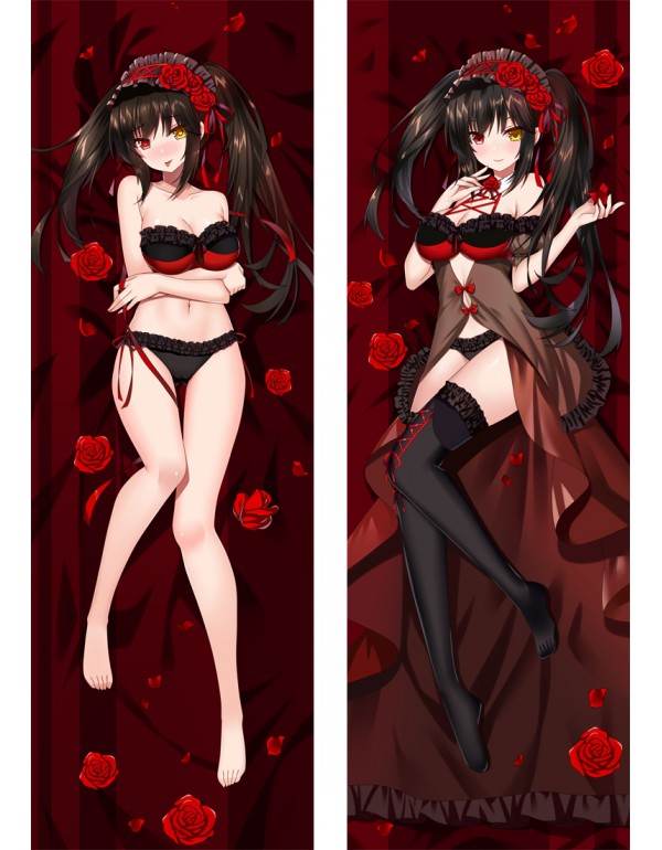 Date A Live Kurumi Tokisaki Dakimakura bezug Anime Körper Kissenbezug