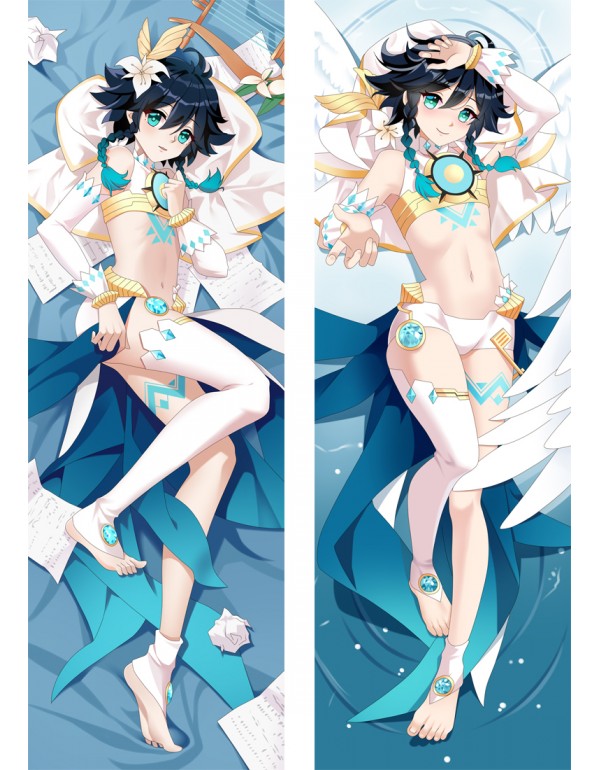 Genshin Impact Venti Anime Kissen Dakimakura Umarm...