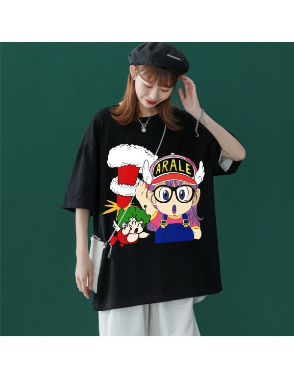 ARALE Black Kurzarm-T-Shirts für Damen und Herren...