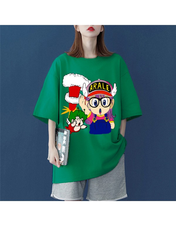 ARALE Green Kurzarm-T-Shirts für Damen und Herren...