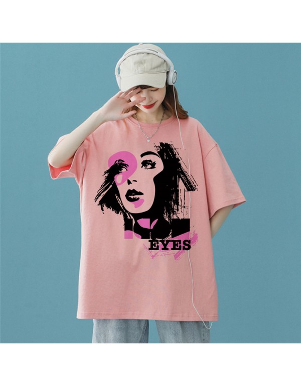 Fashion Girl Pink Kurzarm-T-Shirts für Damen und ...