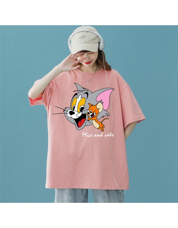 Tom and Jerry 2 Kurzarm-T-Shirts für Damen und He...