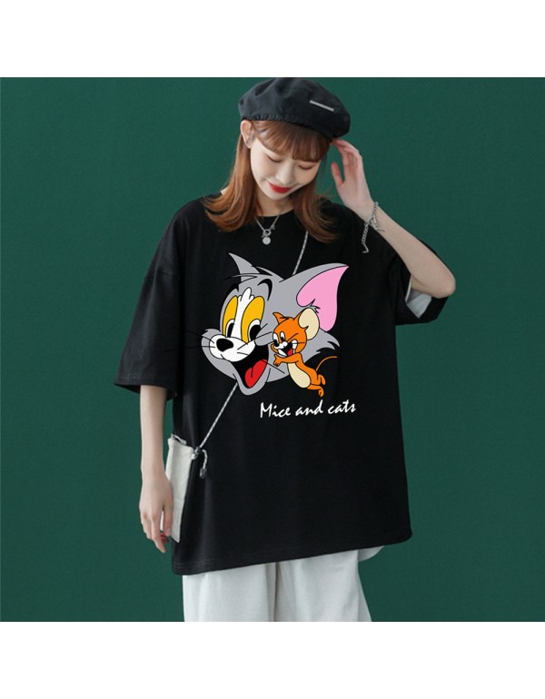 Tom and Jerry 3 Kurzarm-T-Shirts für Damen und He...