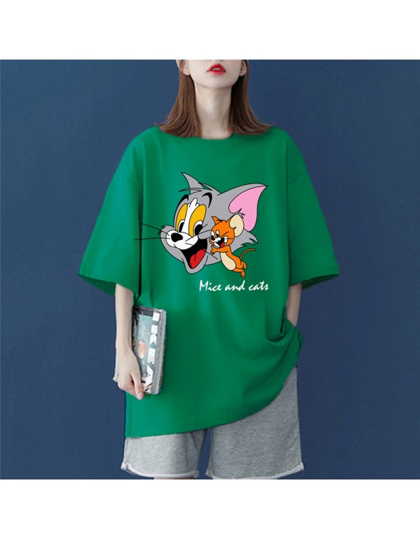 Tom and Jerry 6 Kurzarm-T-Shirts für Damen und He...