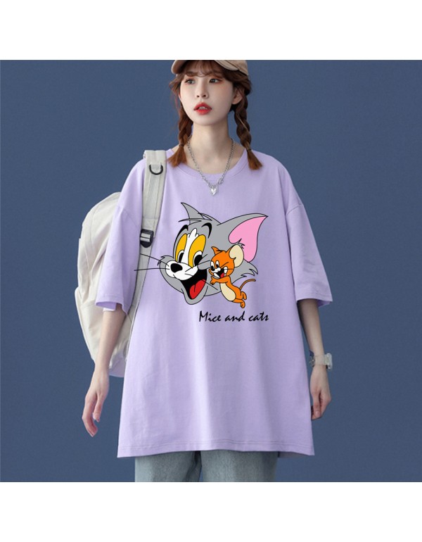 Tom and Jerry 8 Kurzarm-T-Shirts für Damen und He...