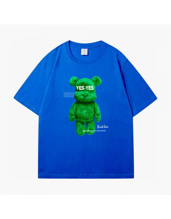 3D Green Bears 5 Kurzarm-T-Shirts für Damen und H...