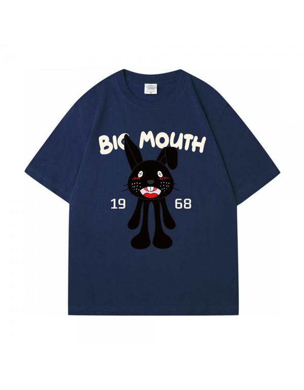 Crazy Black Rabbit 2 Kurzarm-T-Shirts für Damen u...