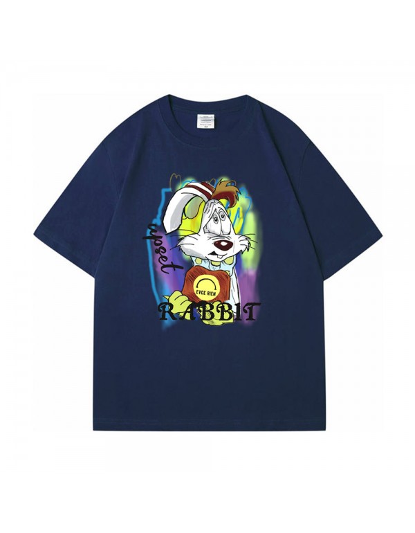 Graffiti Rabbit 2 Kurzarm-T-Shirts für Damen und ...