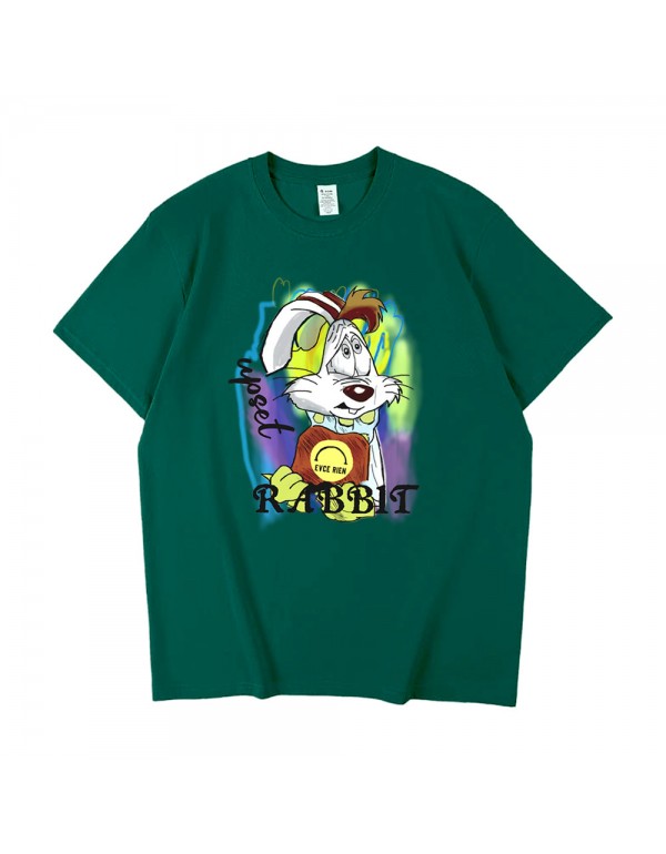 Graffiti Rabbit 6 Kurzarm-T-Shirts für Damen und ...