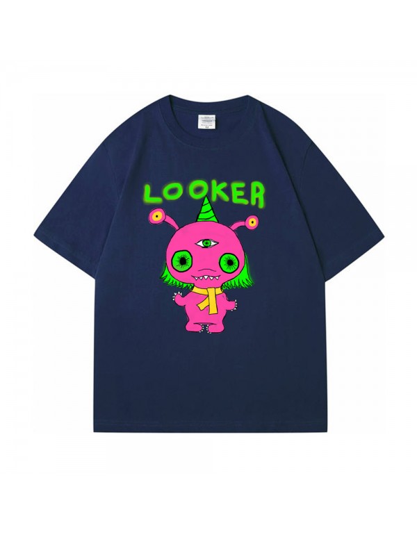 Pink Monster Looker 3 Kurzarm-T-Shirts für Damen ...
