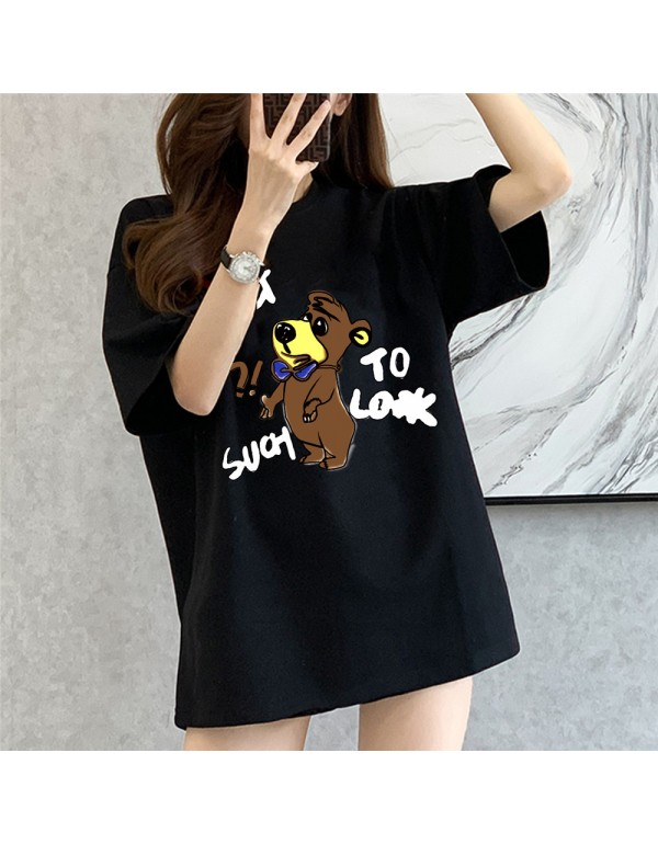 Cute Bear 3 Kurzarm-T-Shirts für Damen und Herren...