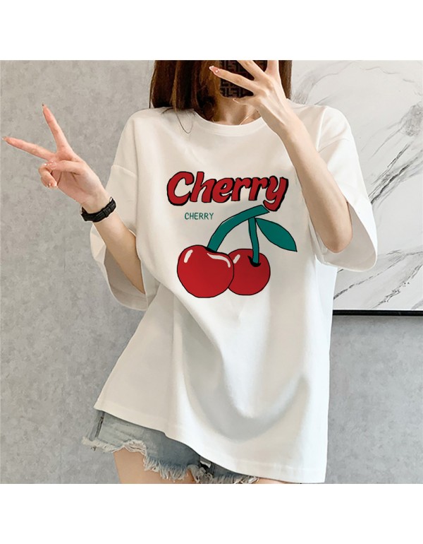 Cherry 1 Kurzarm-T-Shirts für Damen und Herren, m...