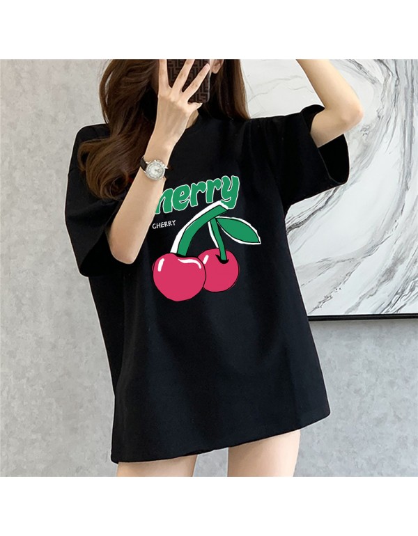 Cherry 4 Kurzarm-T-Shirts für Damen und Herren, m...