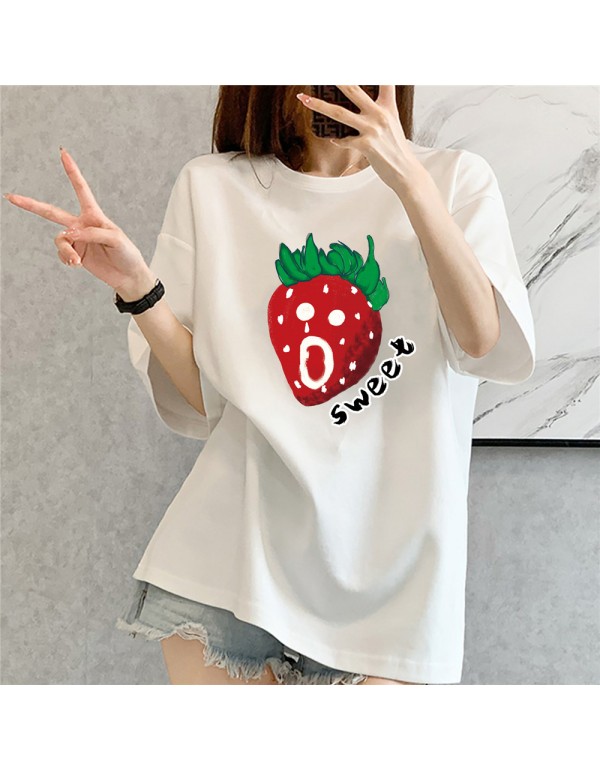 Sweet Strawberry 1 Kurzarm-T-Shirts für Damen und...