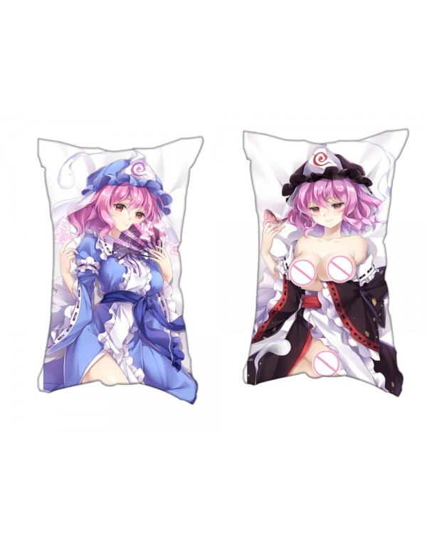 Yuyuko Saigyouji Touhou Project Anime Zwei-Wege-Trikot-Luftkissen mit Loch 35x55cm（13.7in x 21.6in）