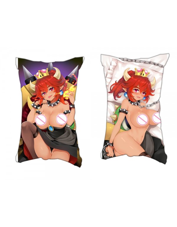 Super Mario Red Hair Bowsette Princess Bowser Anim...