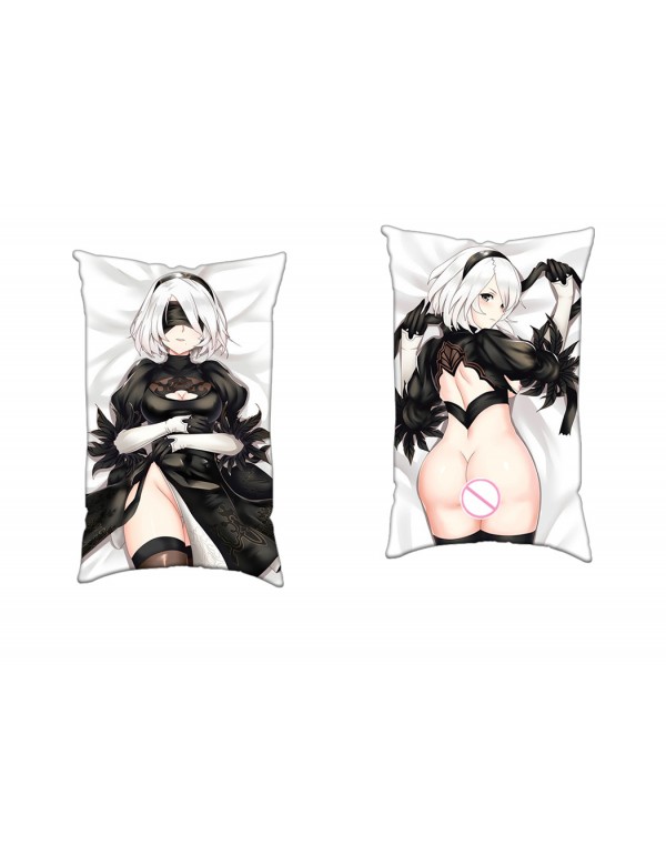 2B Nier Automata Anime Zwei-Wege-Trikot-Luftkissen mit Loch 35x55cm（13.7in x 21.6in）