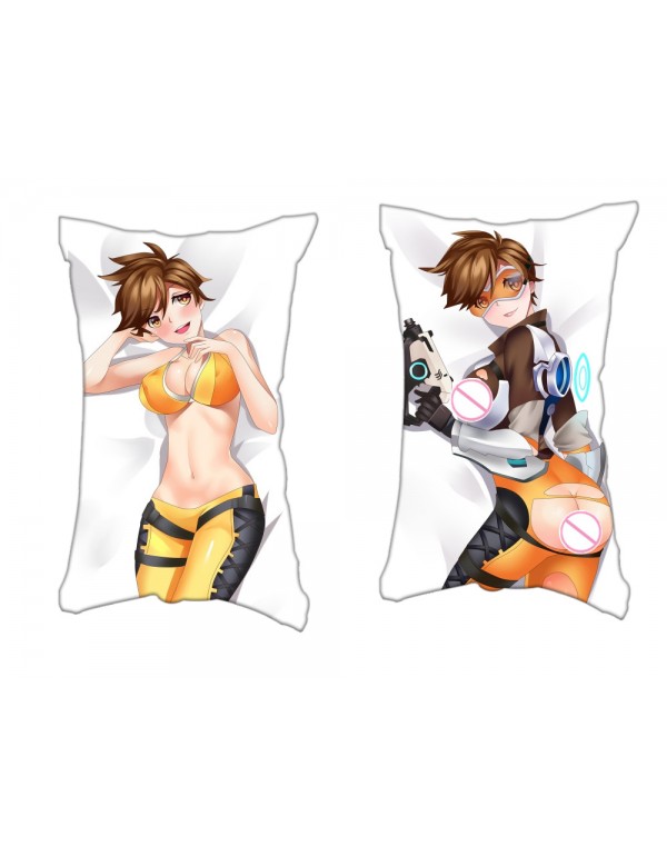 Overwatch Tracer Anime Zwei-Wege-Trikot-Luftkissen...