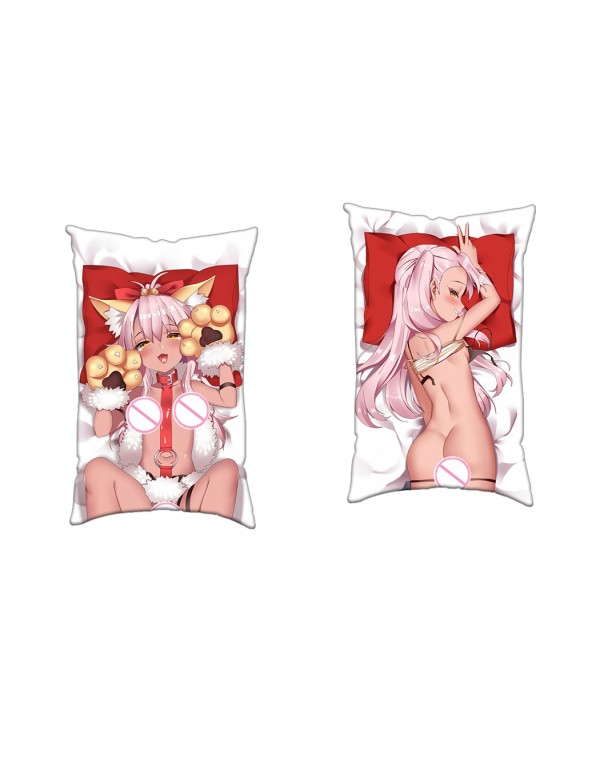 Chloe von Einzbern Fate Anime Zwei-Wege-Trikot-Luftkissen mit Loch 35x55cm（13.7in x 21.6in）