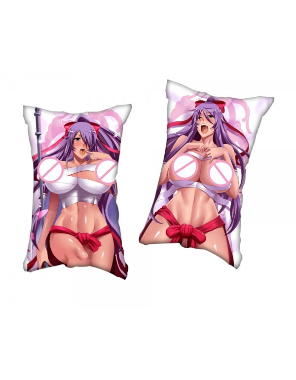 Battle Vixens Kanu Unchou Anime Zwei-Wege-Trikot-Luftkissen mit Loch 35x55cm（13.7in x 21.6in）