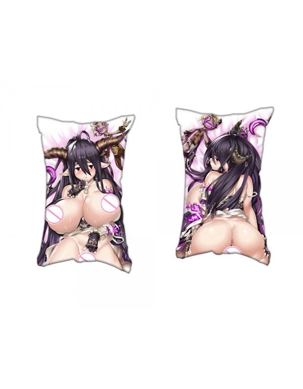 Danua Granblue Fantasy Anime Zwei-Wege-Trikot-Luftkissen mit Loch 35x55cm（13.7in x 21.6in）