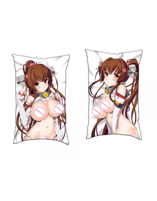 Kantai Collection Anime Zwei-Wege-Trikot-Luftkissen mit Loch 35x55cm（13.7in x 21.6in）