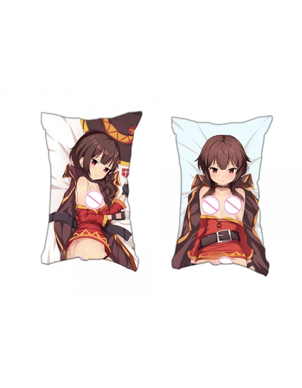 Megumin Konosuba Anime Zwei-Wege-Trikot-Luftkissen mit Loch 35x55cm（13.7in x 21.6in）